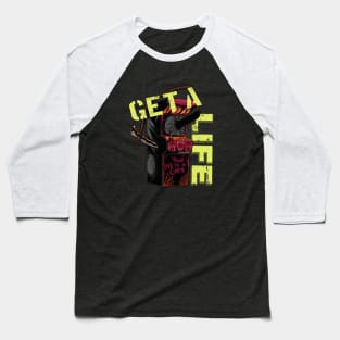 Get a Life retro Game Machine Gamer Gifts Baseball T-Shirt